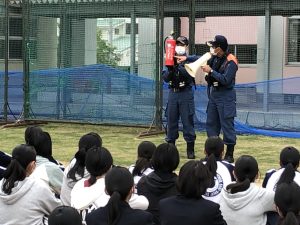 r3寮避難訓練消火